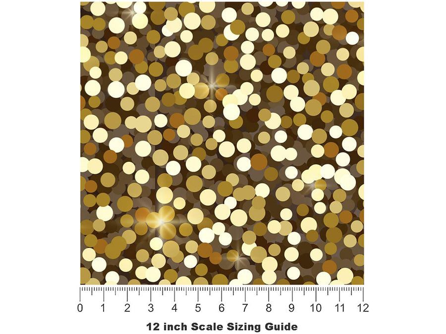 Fizzing Champagne Bokeh Vinyl Film Pattern Size 12 inch Scale~Rwraps Fizzing Champagne Bokeh Sizing Chart~2