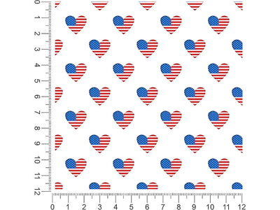 flag love  1ft x 1ft Craft Sheets