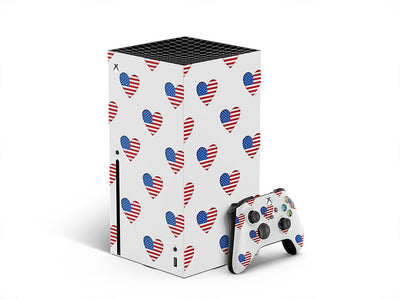 flag love  XBOX DIY Decal