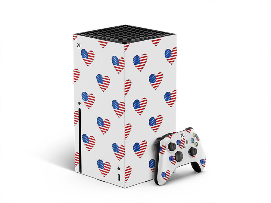 flag love  XBOX DIY Decal
