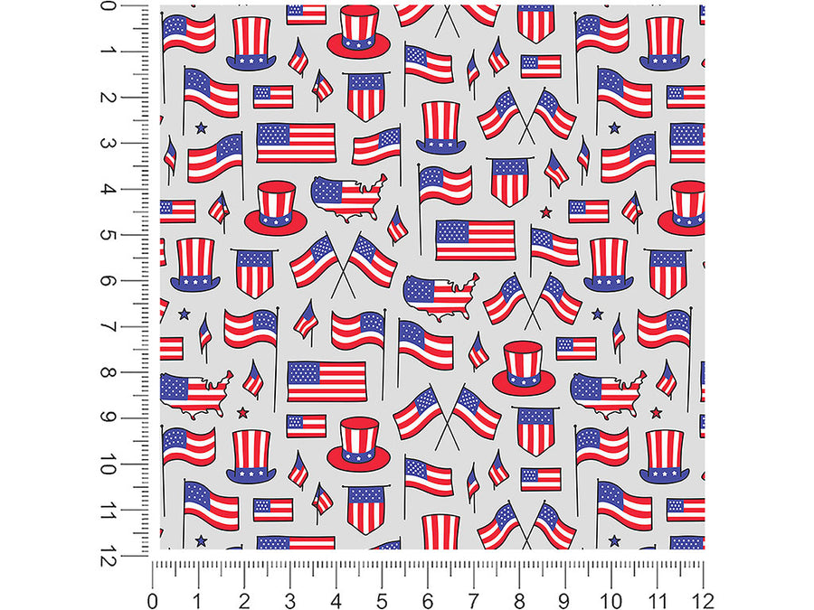 flagging down  1ft x 1ft Craft Sheets