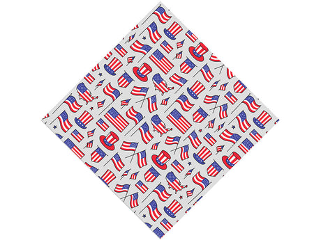 Flagging Down Americana Vinyl Wrap Pattern