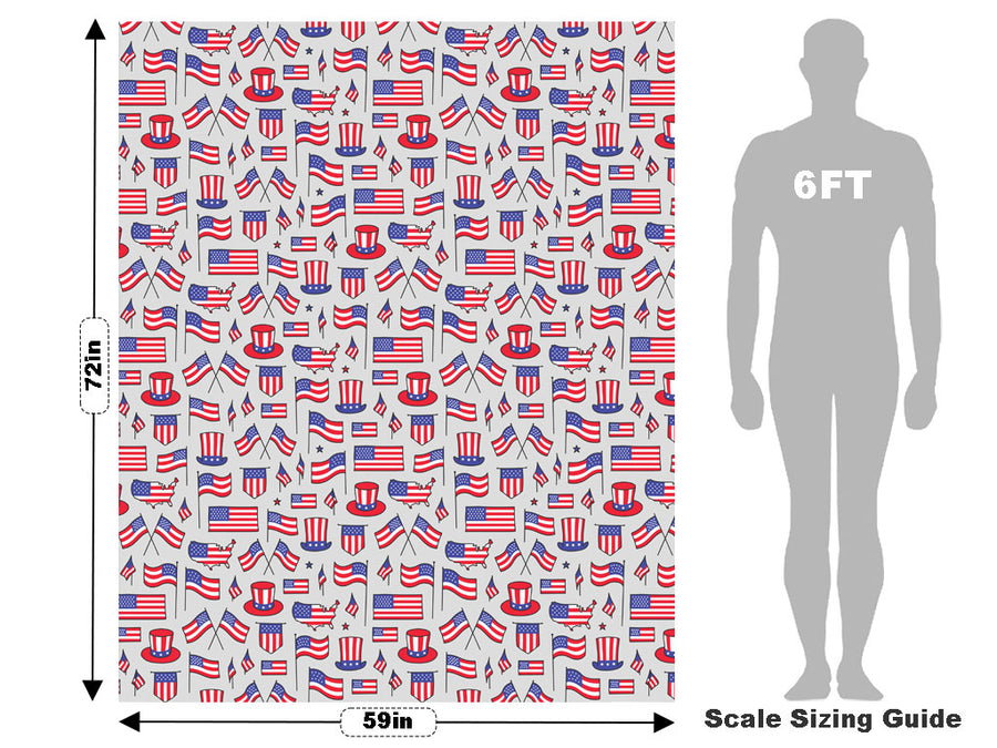 Flagging Down Americana Vehicle Wrap Scale~Rwraps Series 914 Flagging Down Americana Measurements~2
