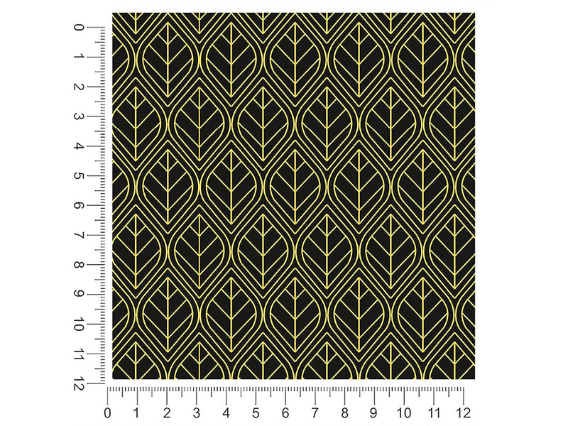 flaked leaf art deco 1ft x 1ft Craft Sheets