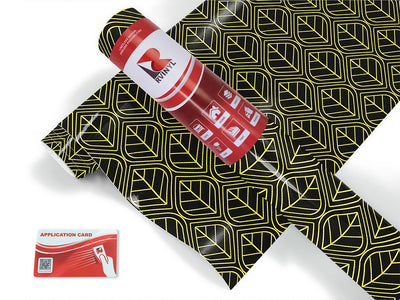 flaked leaf art deco Craft Vinyl Roll