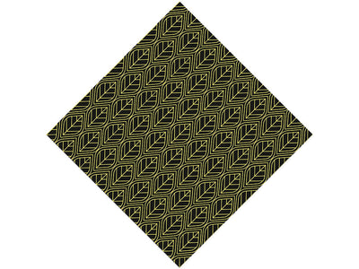 Flaked Leaf Art Deco Vinyl Wrap Pattern