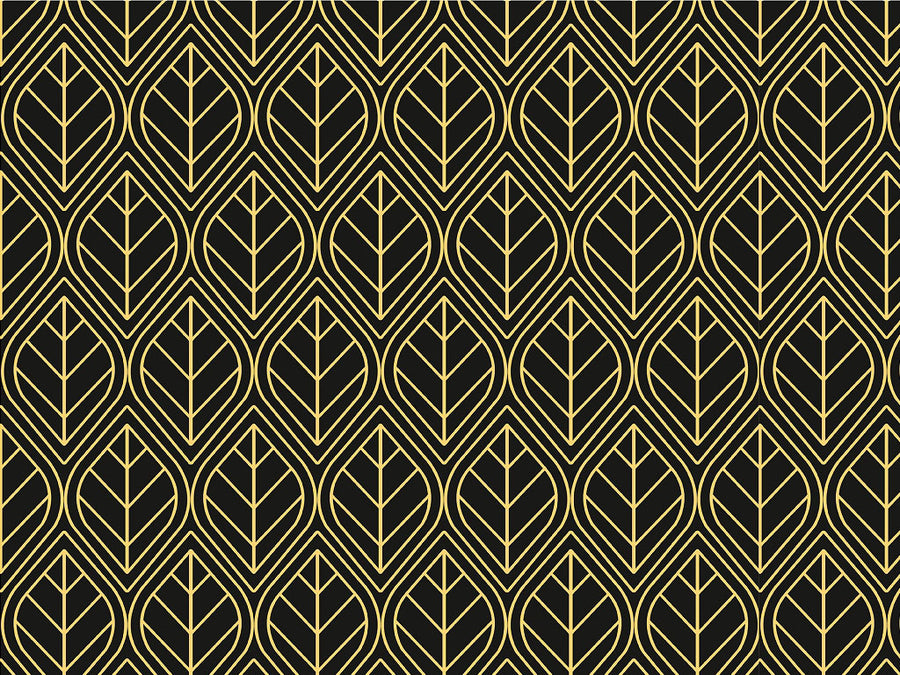 Flaked Leaf Art Deco Vinyl Wrap Pattern~Rwraps Series 914 Digitally Printed Vinyl Wrap~0
