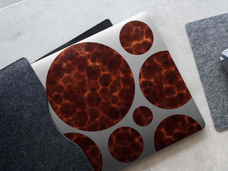 flame structure lava DIY Laptop Stickers