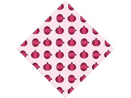 Flamenco Red Vegetable Vinyl Wrap Pattern