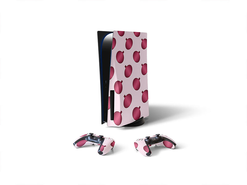 flamenco red vegetable Sony PS5 DIY Skin