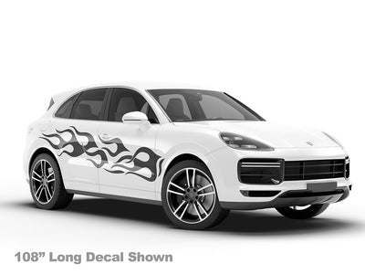 Flames SUV Custom Body Graphic