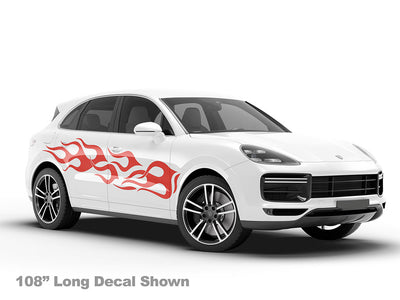 Flames SUV Custom Body Graphic