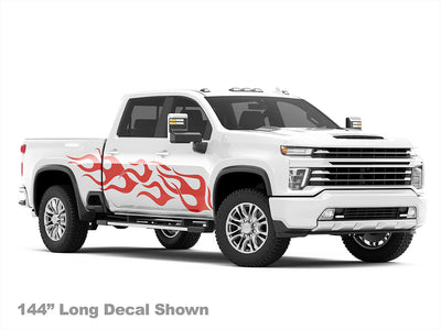 Flames Truck Custom Vehicle Graphic