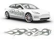3M Light Gray Flames Body Graphic~Full Side Auto Decal Kit~0