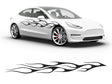 3M Matte Black Flames in the Wind Body Graphic~Full Side Auto Decal Kit~0