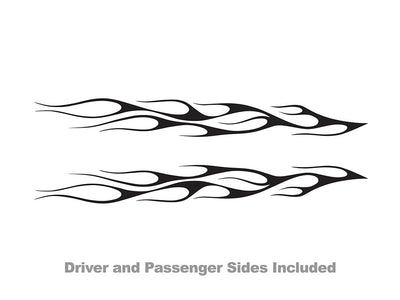 Flames in the Wind Vehicle Graphic