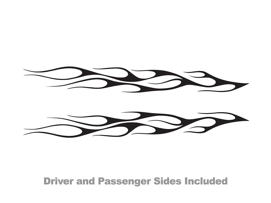 Flames in the Wind Vehicle Graphic