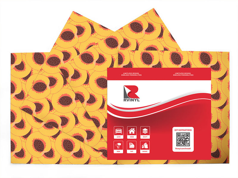 flaming fury fruit Craft Vinyl Sheet Pack