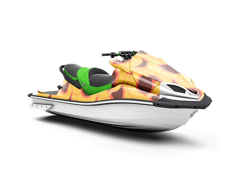 Flaming Fury Fruit Jet Ski Vinyl Customized Wrap