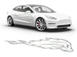 3M Light Gray Flaming Skull Body Graphic~Full Side Auto Decal Kit~0