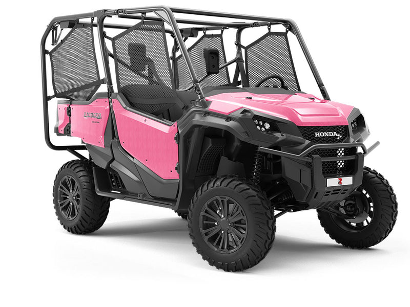 Flamingo  Wood Plank Utility Vehicle Vinyl Wrap