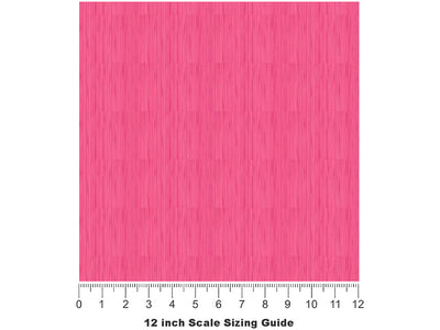Flamingo  Wood Plank Vinyl Film Pattern Size 12 inch Scale~Rwraps Flamingo  Wood Plank Sizing Chart~3
