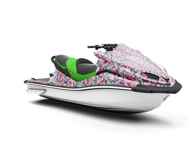 Flamingo Puzzle Camouflage Jet Ski Vinyl Customized Wrap