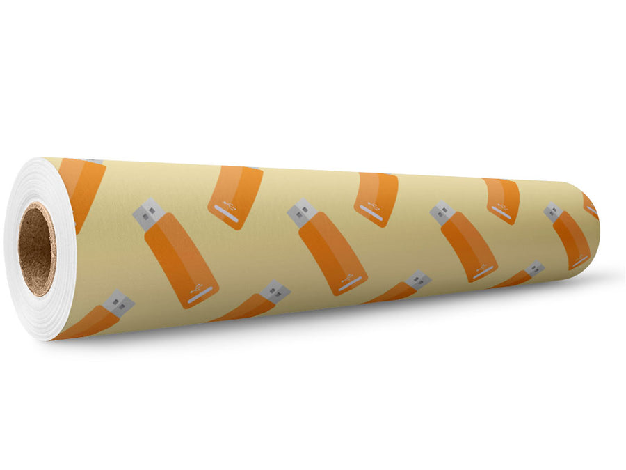 Flash Drive Technology Wrap Film Wholesale Roll~Rwraps Series 914 Digitally Printed Vinyl Roll~5