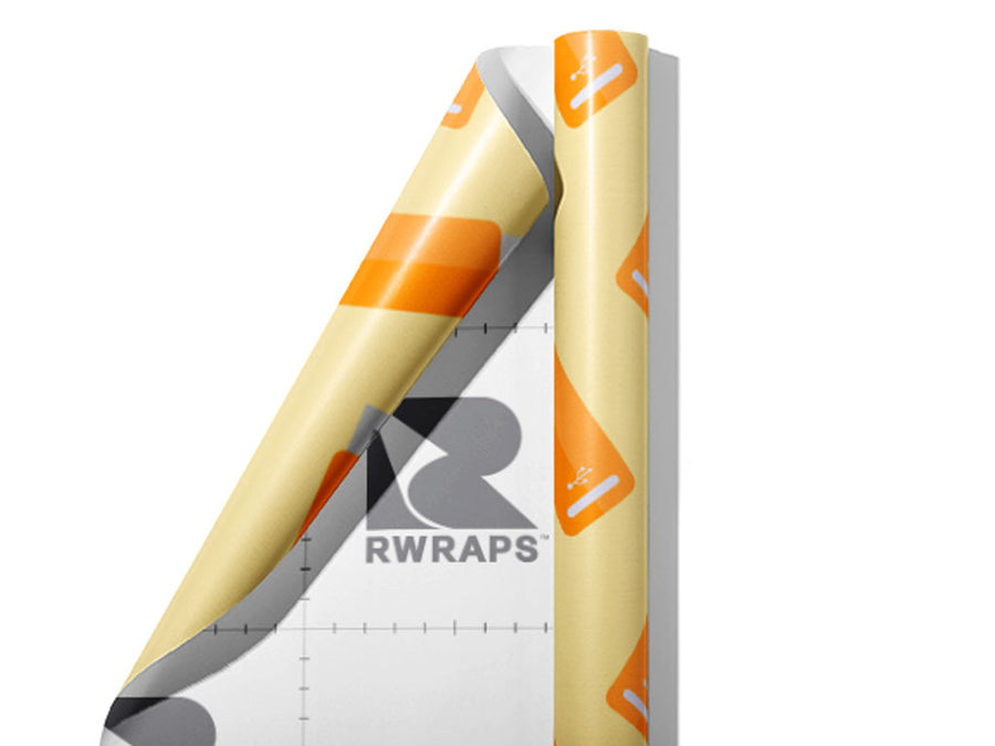 Flash Drive Technology Wrap Film Sheets~Rwraps Series 914 Flash Drive Technology Scrolled Sheet~4