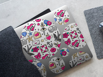 DIY Laptop Stickers