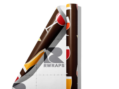 Flavor Palette Alcohol Wrap Film Sheets~Rwraps Series 914 Flavor Palette Alcohol Scrolled Sheet~3