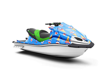 Flavor Swirl Americana Jet Ski Vinyl Customized Wrap