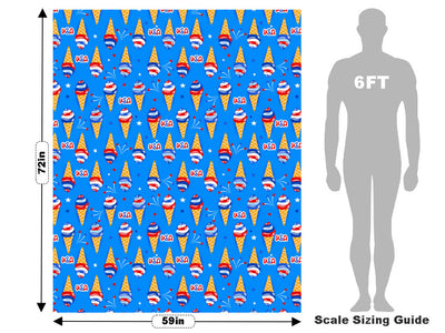 Flavor Swirl Americana Vehicle Wrap Scale~Rwraps Series 914 Flavor Swirl Americana Measurements~2