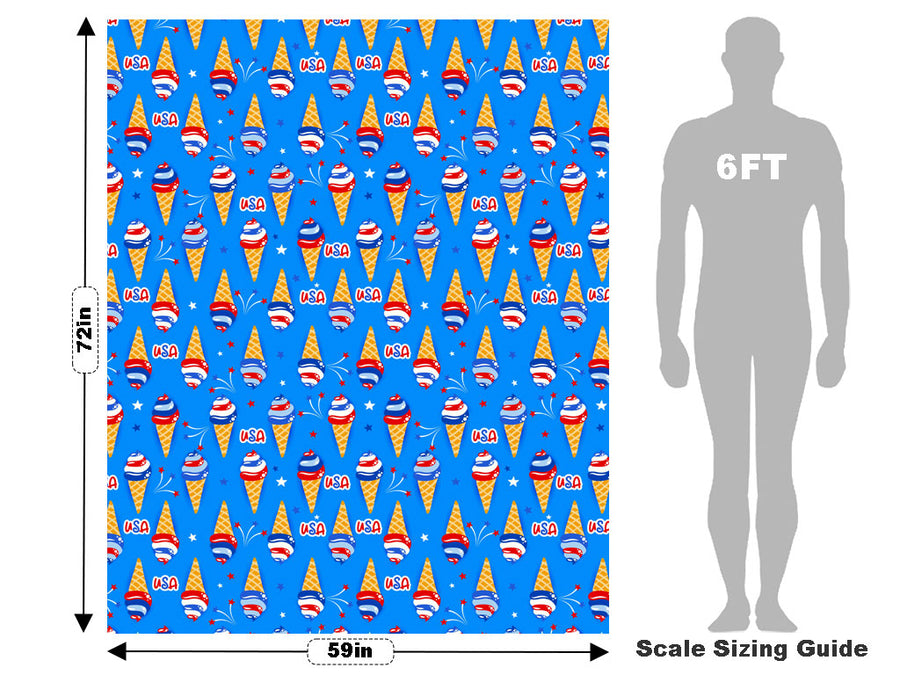 Flavor Swirl Americana Vehicle Wrap Scale~Rwraps Series 914 Flavor Swirl Americana Measurements~2