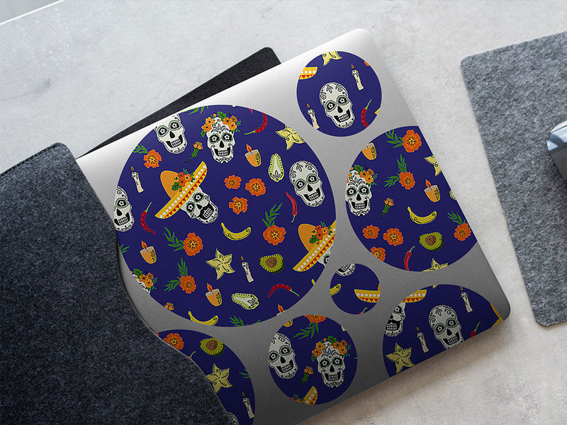 flavorful offerings day of the dead DIY Laptop Stickers