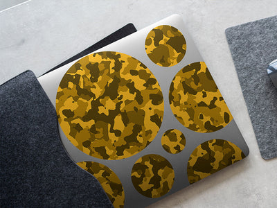 flaxen smokescreen camouflage DIY Laptop Stickers