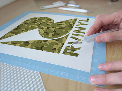 flecktarn bush camouflage Easy Weed Craft Vinyl