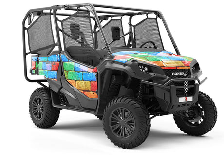 Flemish Cross Brick Utility Vehicle Vinyl Wrap