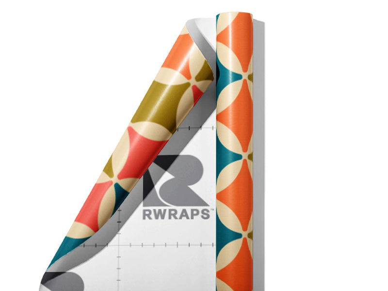 Flipped Wig Retro Wrap Film Sheets~Rwraps Series 914 Flipped Wig Retro Scrolled Sheet~3