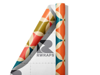 Flipped Wig Retro Wrap Film Sheets~Rwraps Series 914 Flipped Wig Retro Scrolled Sheet~3