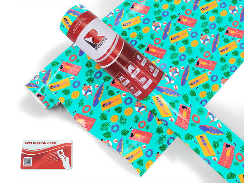 float on summertime Craft Vinyl Roll