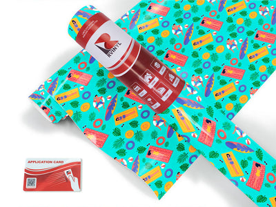 float on summertime Craft Vinyl Roll
