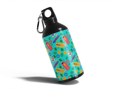 float on summertime Water Bottle DIY Stickers