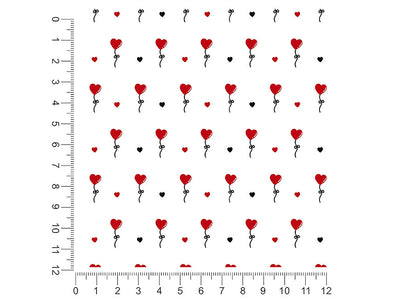 floating above heart 1ft x 1ft Craft Sheets