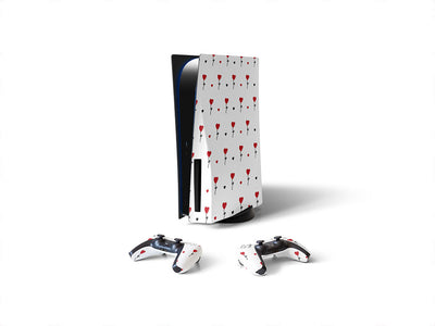 floating above heart Sony PS5 DIY Skin