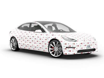 Floating Above Heart Vehicle Vinyl Wrap