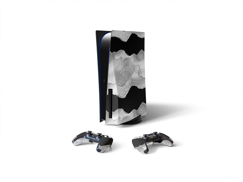 floating glacier gemstone films Sony PS5 DIY Skin