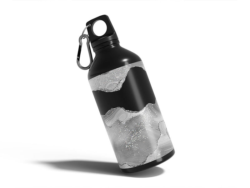 floating glacier gemstone films Water Bottle DIY Stickers