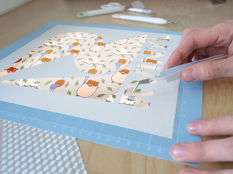floating love animal Easy Weed Craft Vinyl