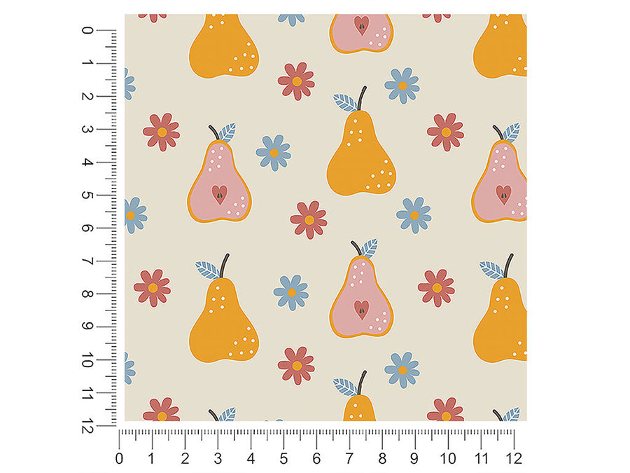 floral ambrosia fruit 1ft x 1ft Craft Sheets